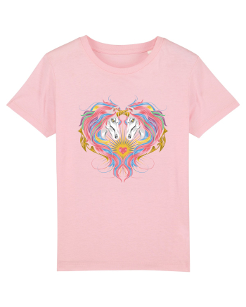 Twin Unicorns Cotton Pink