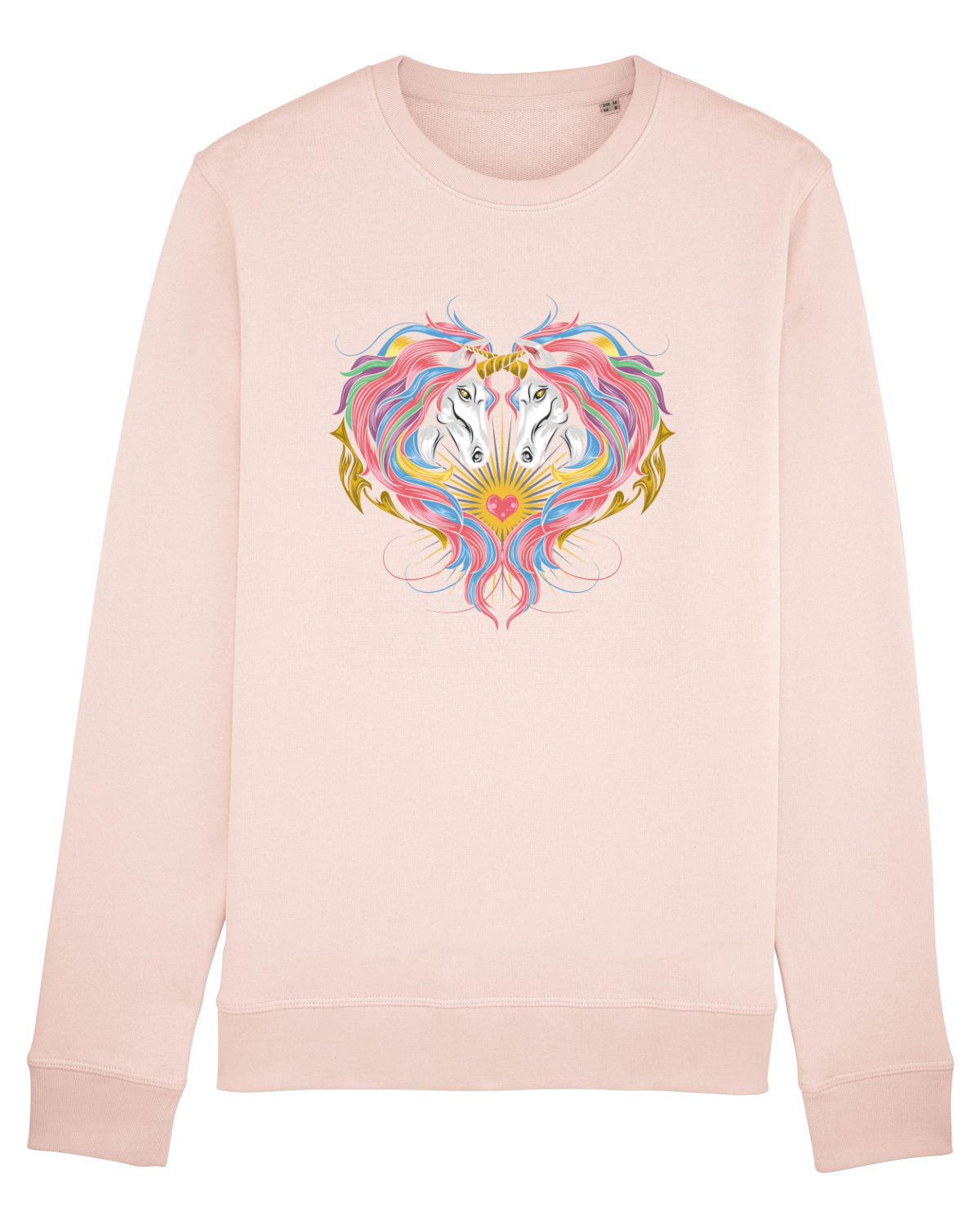Bluză mânecă lungă Unisex Rise Candy Pink