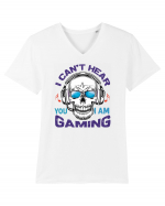 I Can't Hear You I Am Gaming Tricou mânecă scurtă guler V Bărbat Presenter