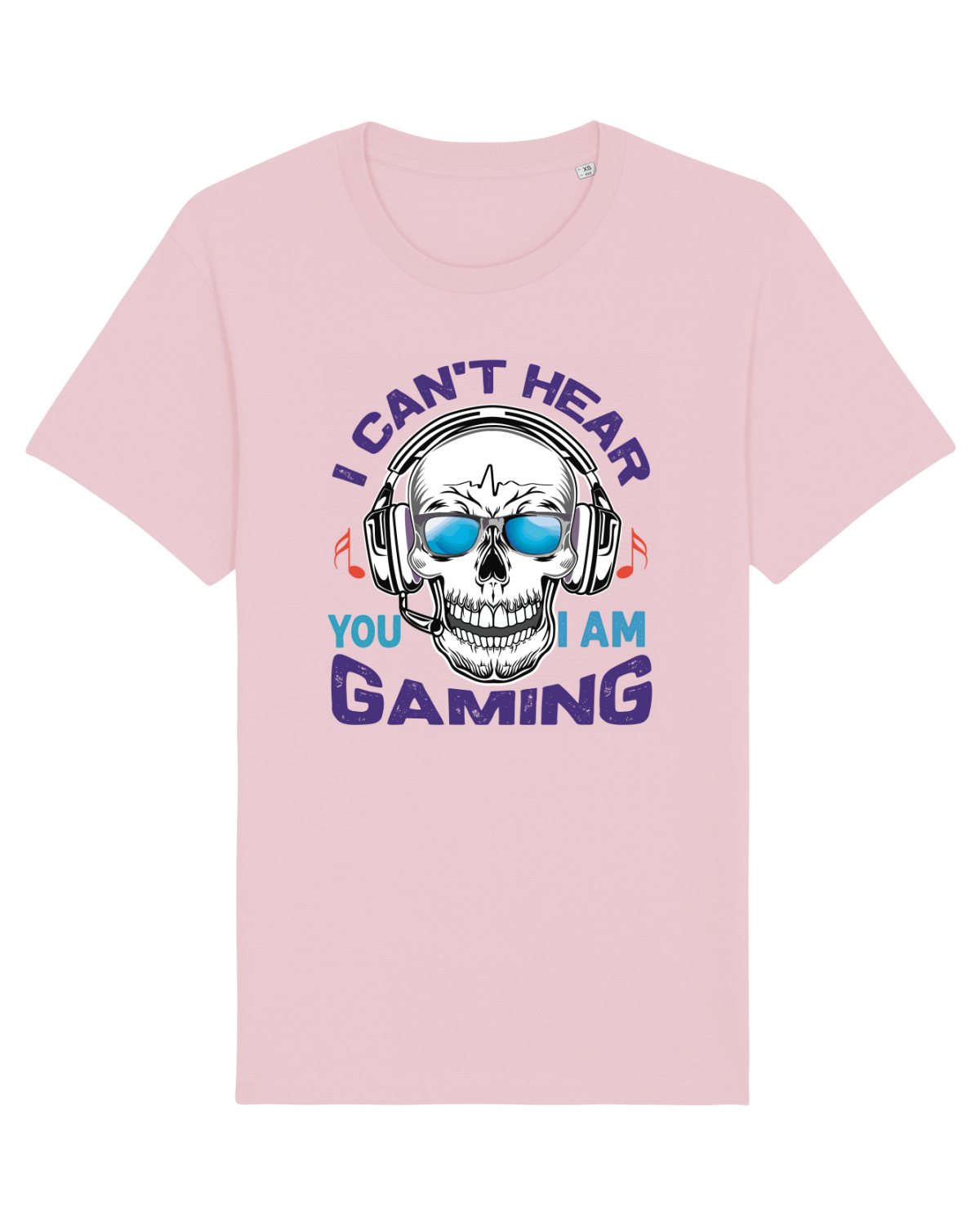 Tricou mânecă scurtă Unisex Rocker Cotton Pink