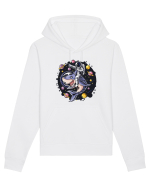 Astronaut Riding A Shark Hanorac Unisex Drummer