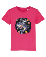 Astronaut Riding A Shark Tricou mânecă scurtă  Copii Mini Creator