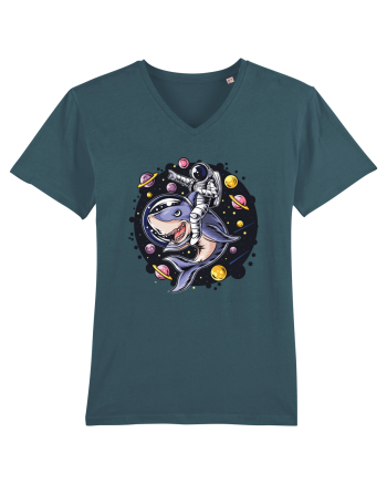 Astronaut Riding A Shark Stargazer