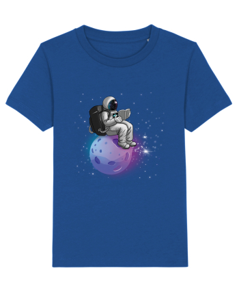 Astronaut Reading In Stars Majorelle Blue