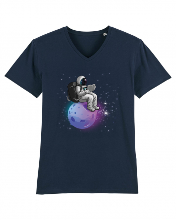 Astronaut Reading In Stars French Navy