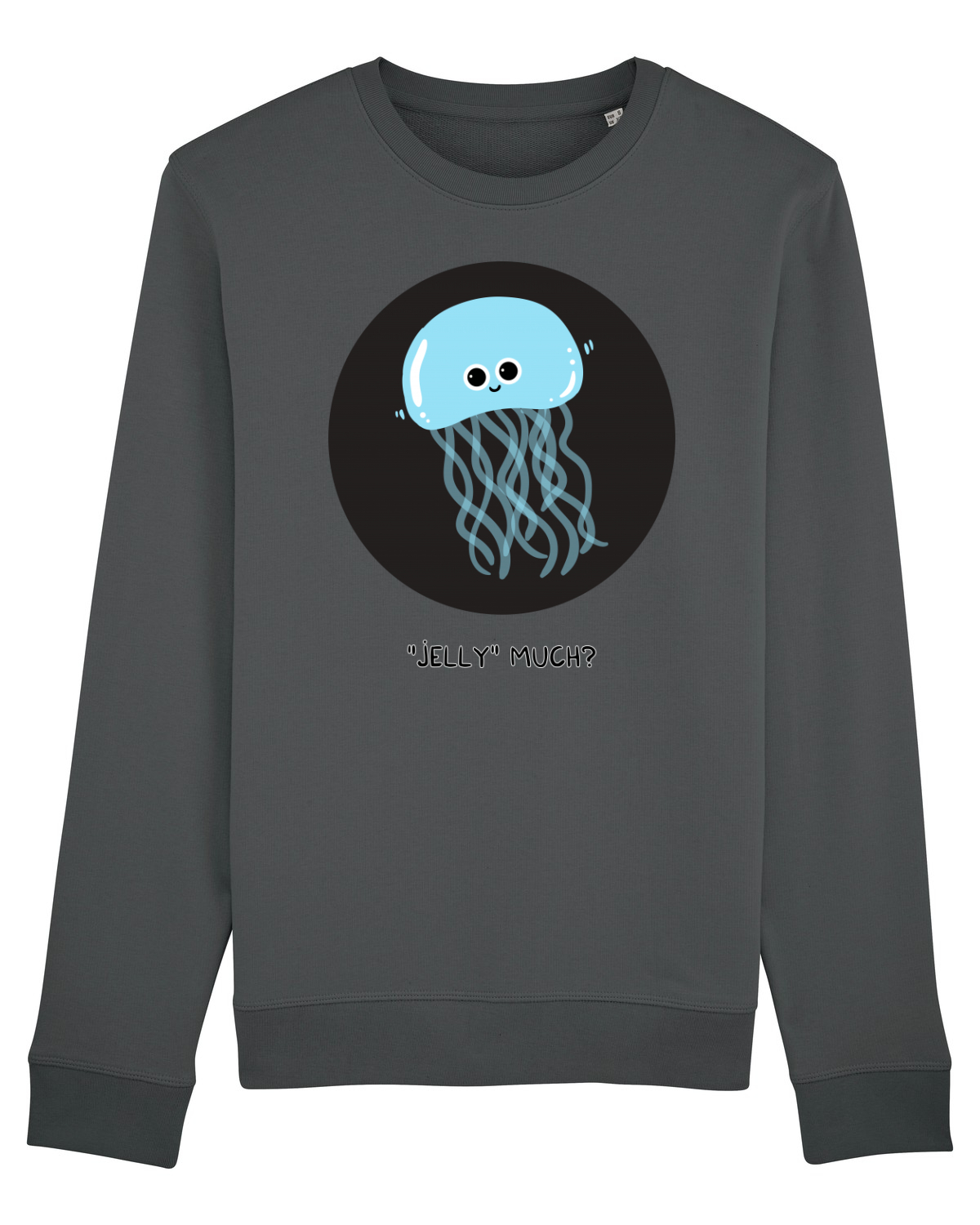 Bluză mânecă lungă Unisex Rise Anthracite