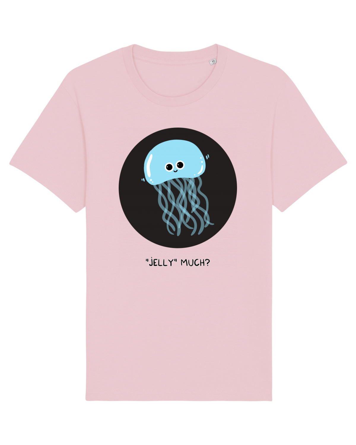 Tricou mânecă scurtă Unisex Rocker Cotton Pink