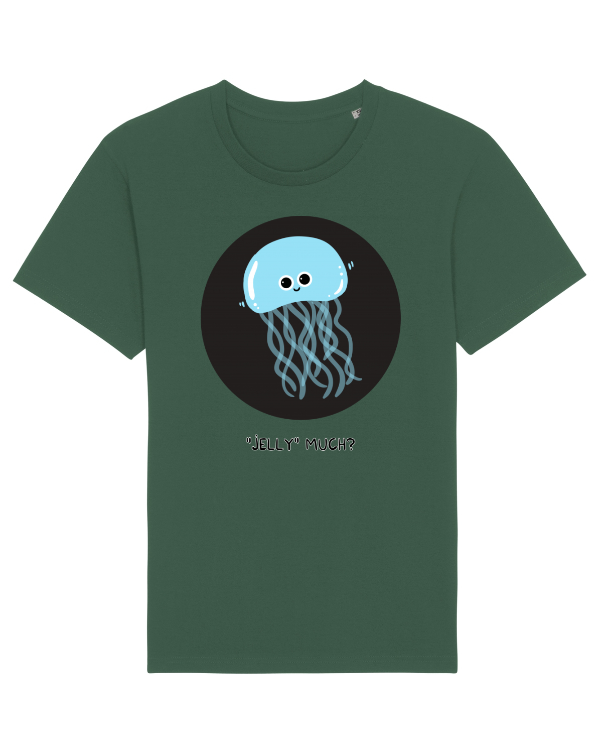 Tricou mânecă scurtă Unisex Rocker Bottle Green
