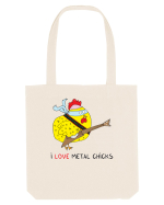 I Love Metal Chicks Sacoșă textilă
