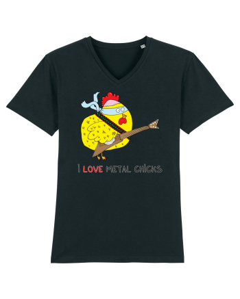 I Love Metal Chicks Black