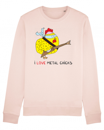 I Love Metal Chicks Candy Pink