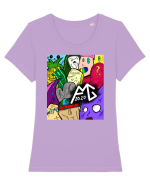 AMG Tricou mânecă scurtă guler larg fitted Damă Expresser