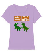 T Rex nu poate bate plama Tricou mânecă scurtă guler larg fitted Damă Expresser
