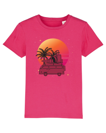 Minivan Retro cu apus de soare  Raspberry