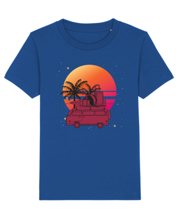 Minivan Retro cu apus de soare  Majorelle Blue