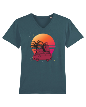 Minivan Retro cu apus de soare  Stargazer