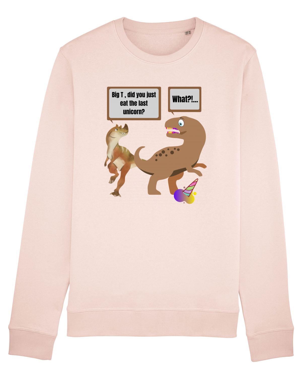 Bluză mânecă lungă Unisex Rise Candy Pink