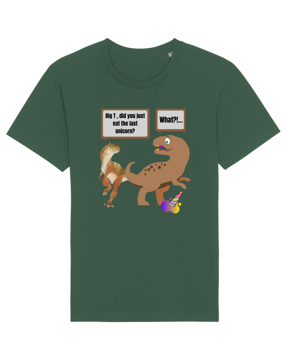 Tricou mânecă scurtă Unisex Rocker Bottle Green