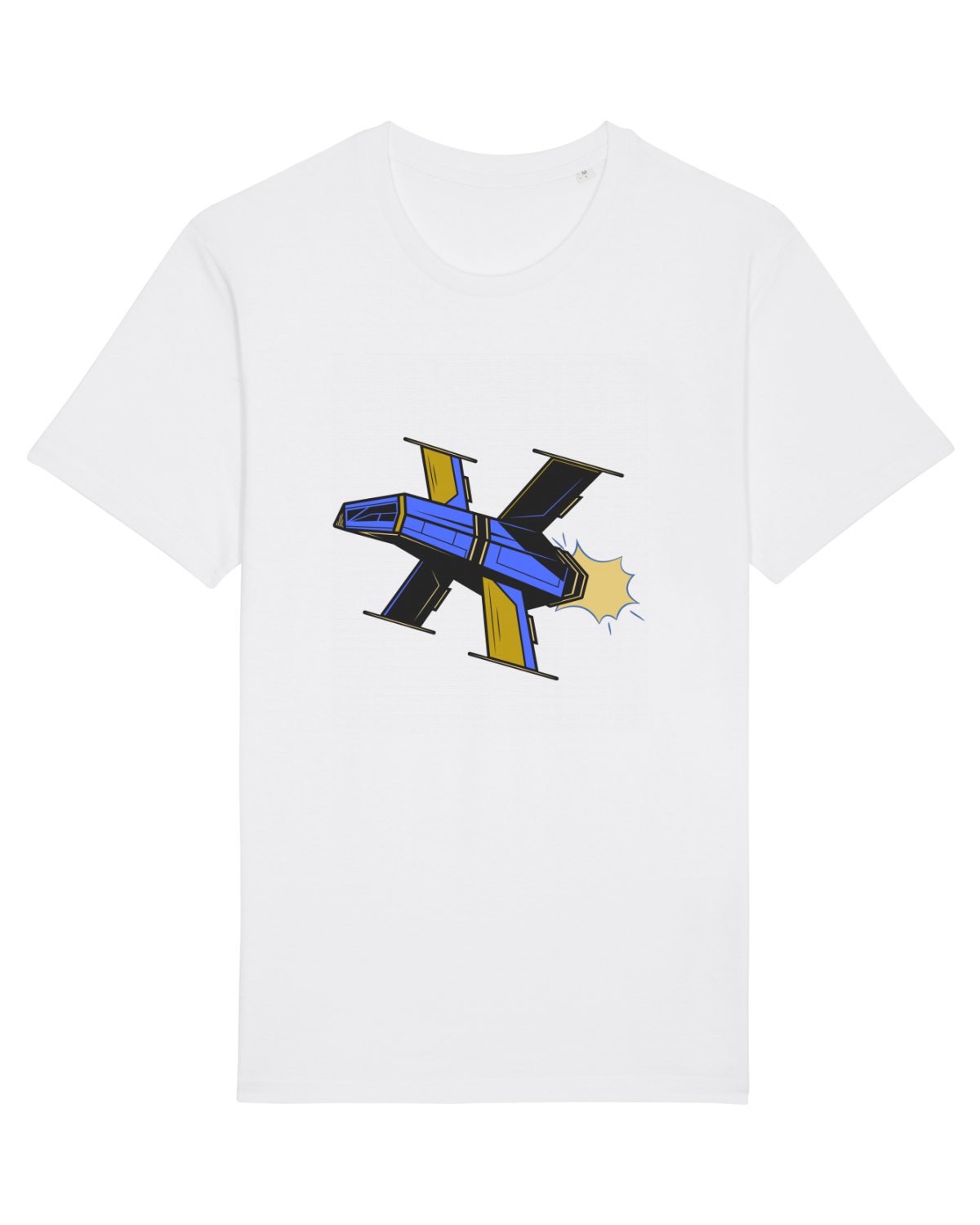 Tricou mânecă scurtă Unisex Rocker White