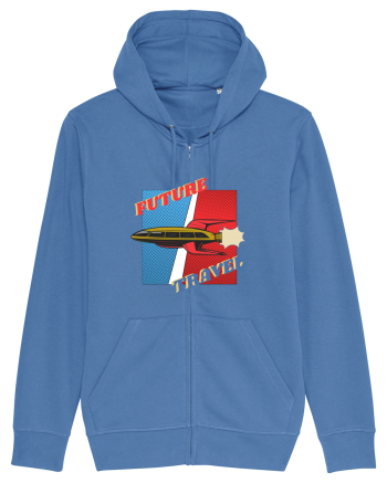 Nava Spatiala In Stil Retro Comic  Bright Blue