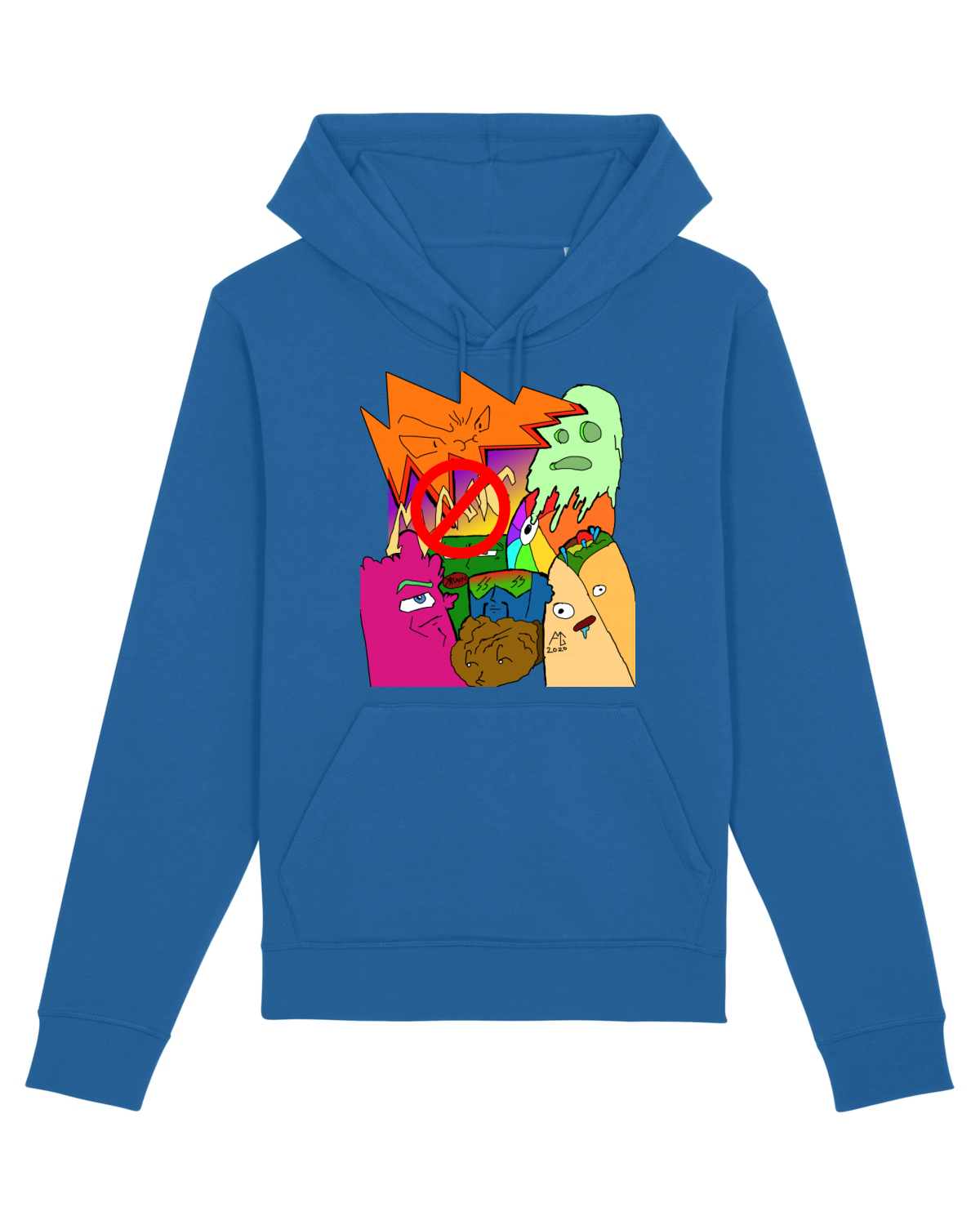 Hanorac Unisex Drummer Royal Blue