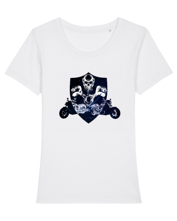 Biker emblem White