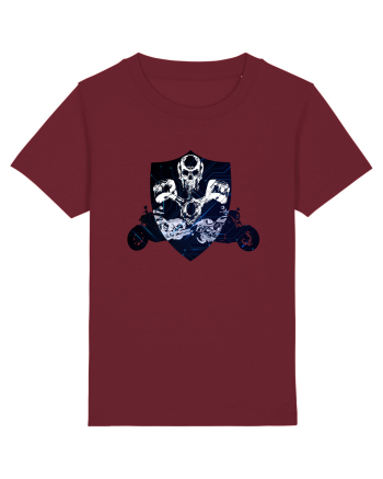 Biker emblem Burgundy