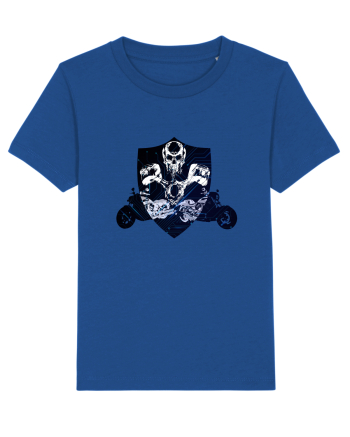 Biker emblem Majorelle Blue