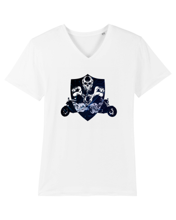 Biker emblem White