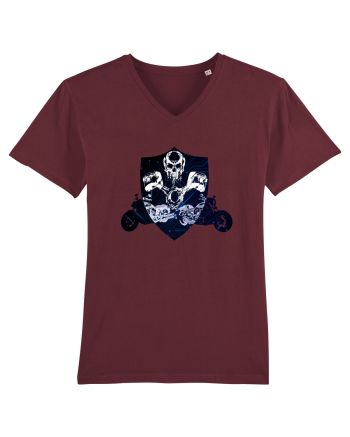 Biker emblem Burgundy