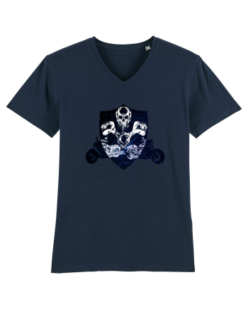 Biker emblem French Navy