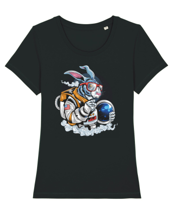 Astronaut Rabbit Black