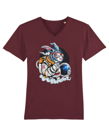 Astronaut Rabbit Burgundy