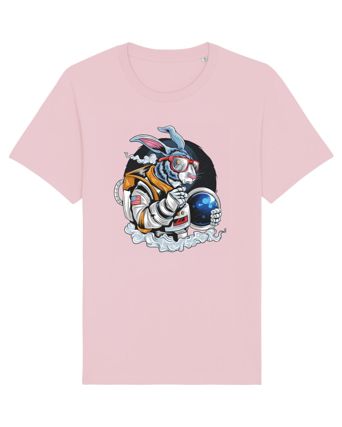 Tricou mânecă scurtă Unisex Rocker Cotton Pink