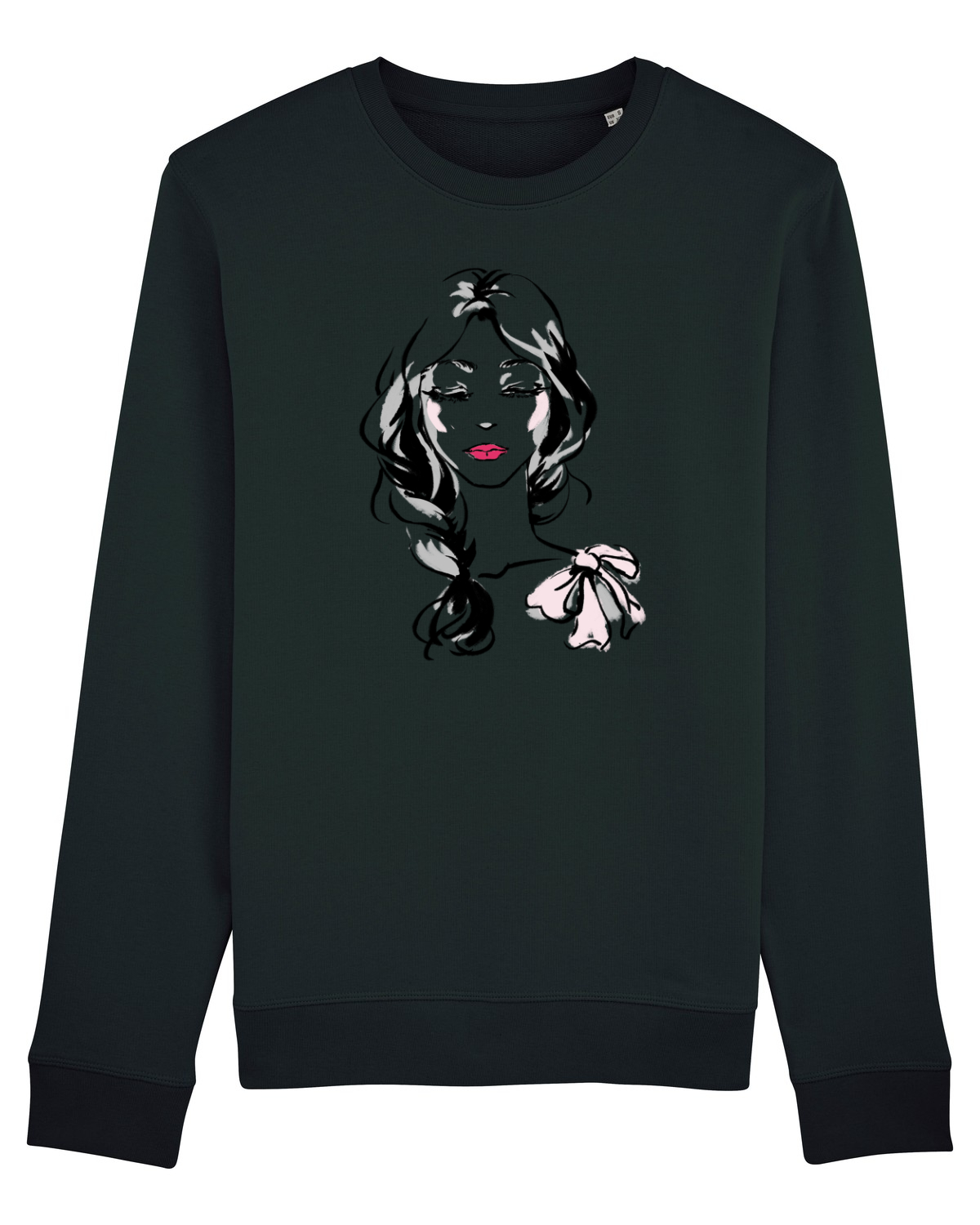 Bluză mânecă lungă Unisex Rise Black