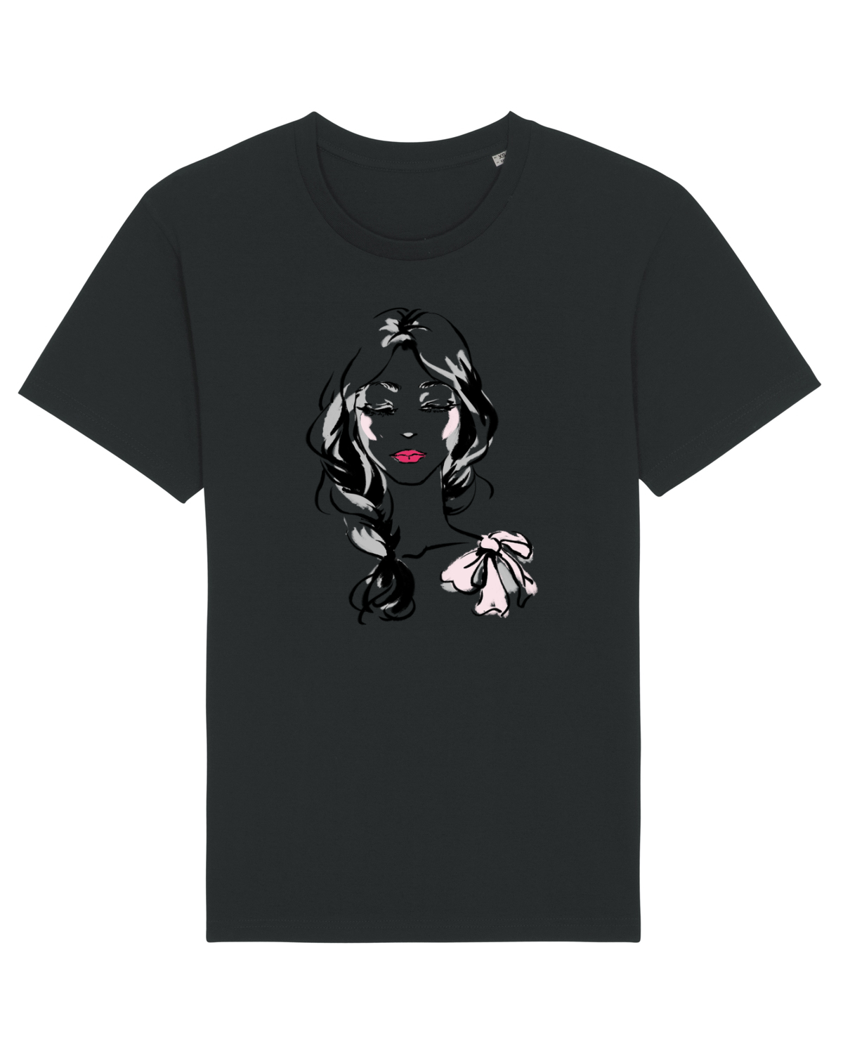 Tricou mânecă scurtă Unisex Rocker Black