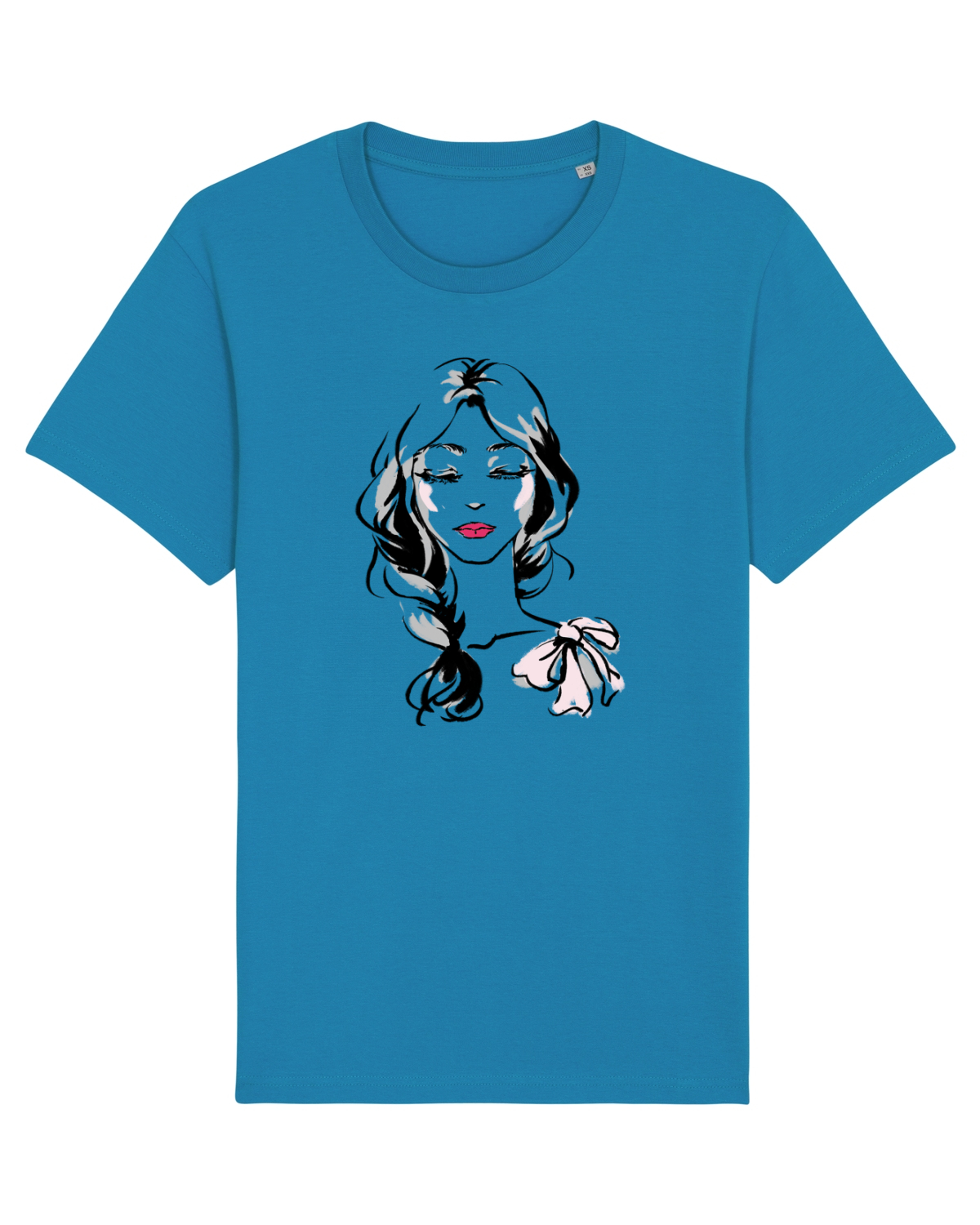 Tricou mânecă scurtă Unisex Rocker Azur