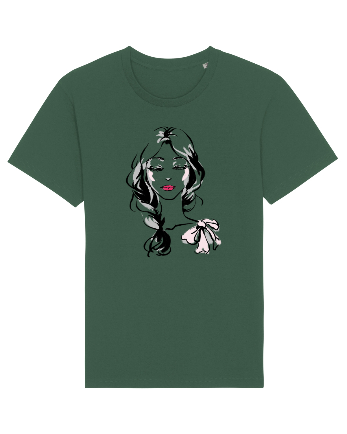 Tricou mânecă scurtă Unisex Rocker Bottle Green