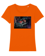 Miss Fortune Tricou mânecă scurtă guler larg fitted Damă Expresser