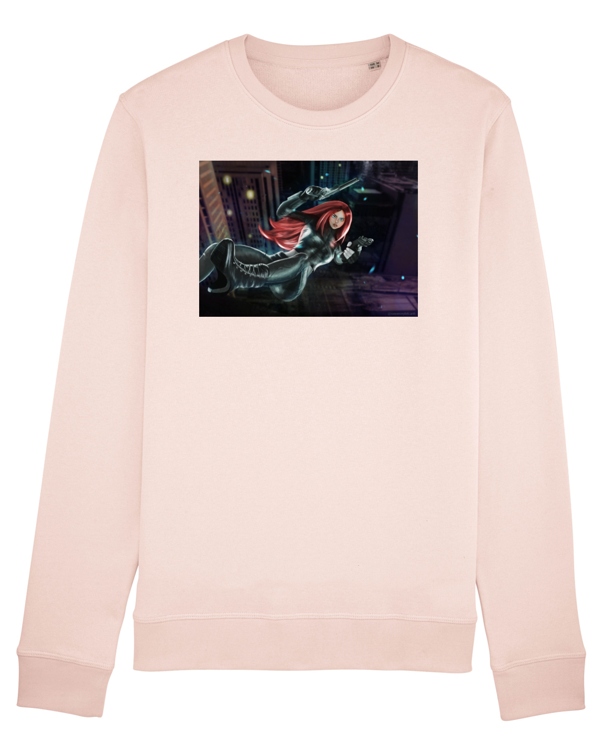 Bluză mânecă lungă Unisex Rise Candy Pink