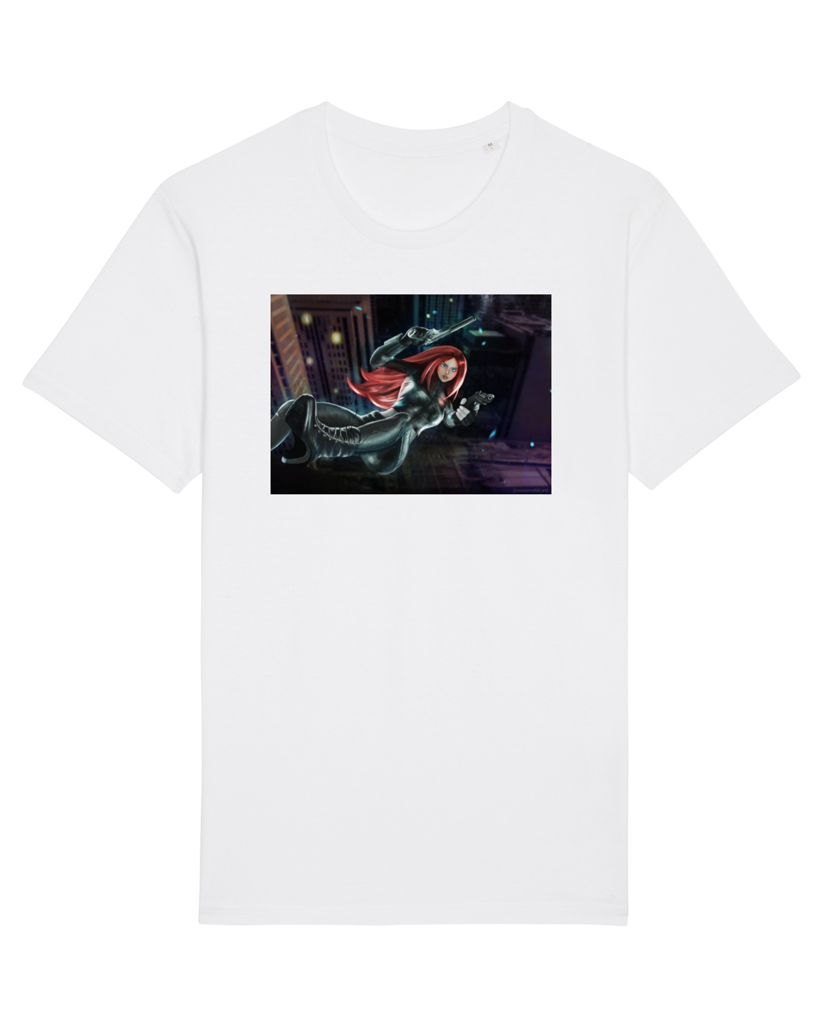 Tricou mânecă scurtă Unisex Rocker White