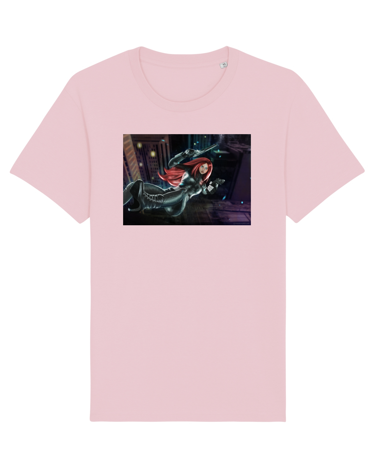 Tricou mânecă scurtă Unisex Rocker Cotton Pink