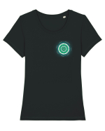HUD Tricou mânecă scurtă guler larg fitted Damă Expresser