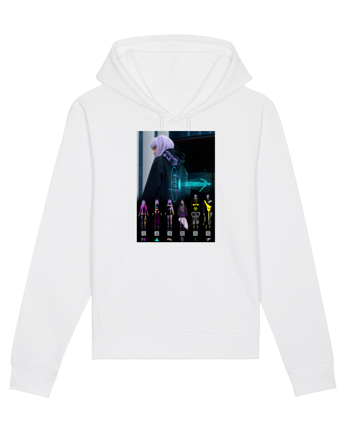 Hanorac Unisex Drummer White