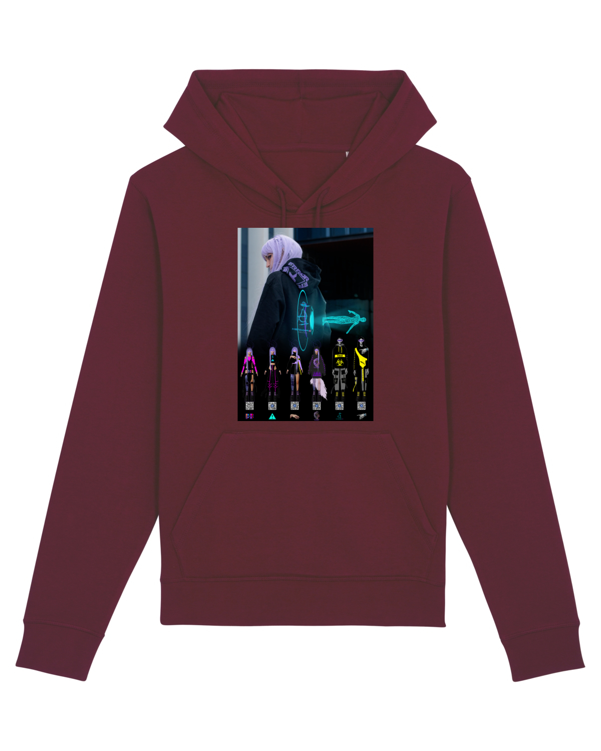 Hanorac Unisex Drummer Burgundy