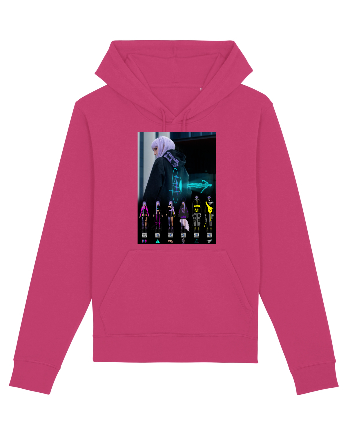 Hanorac Unisex Drummer Raspberry
