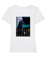 ERROR: SYSTEM CORRUPTED Tricou mânecă scurtă guler larg fitted Damă Expresser