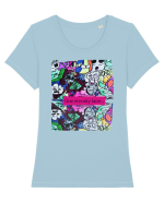 Later Tricou mânecă scurtă guler larg fitted Damă Expresser