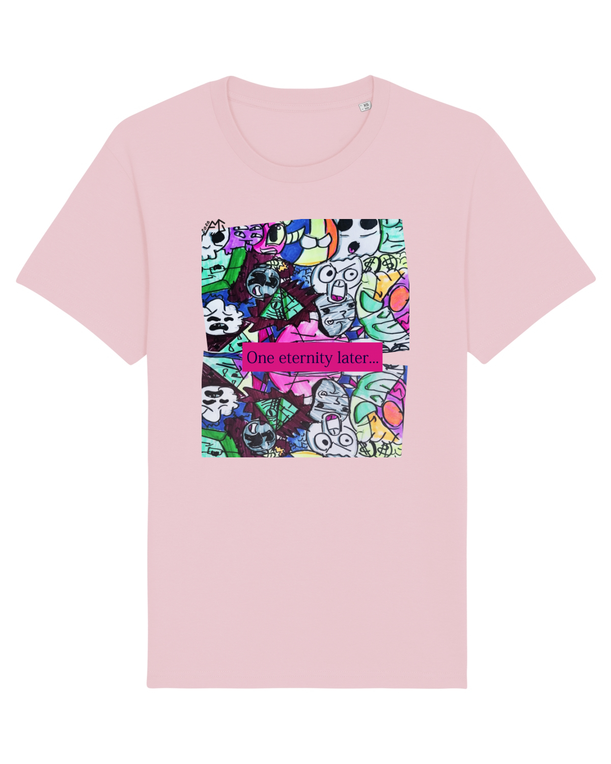 Tricou mânecă scurtă Unisex Rocker Cotton Pink