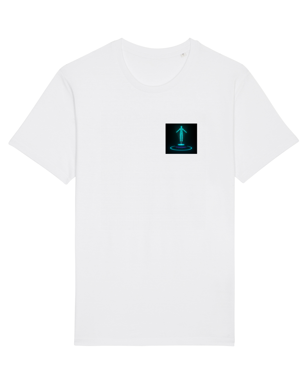 Tricou mânecă scurtă Unisex Rocker White